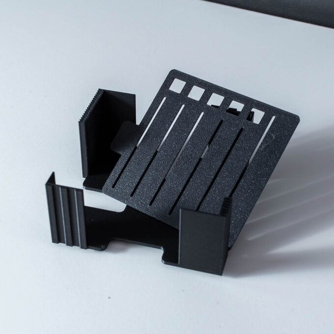 Organizer na karteczki 85x85 mm z szablonem - różne kolory - obrazek 2